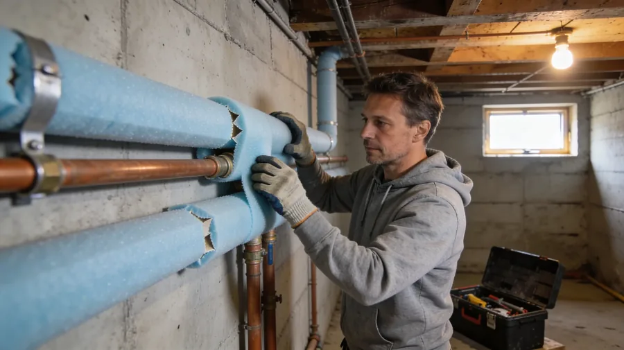 Rohre winterfest machen