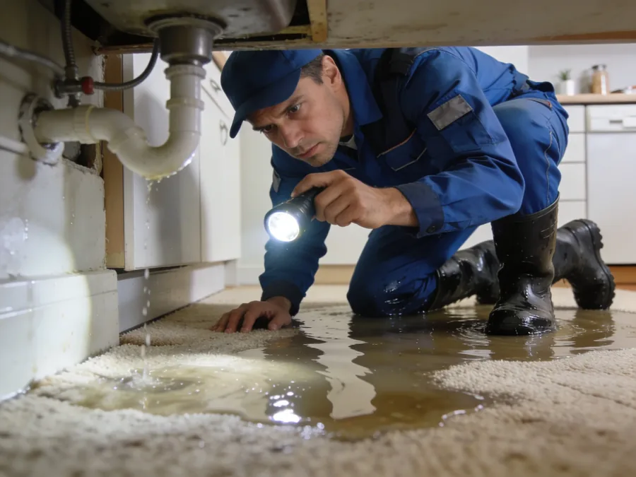 Wasserschaden Burglengenfeld – Leckortung und Trocknung